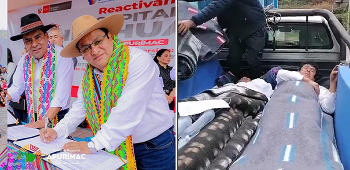 ¿Y para cuándo llegan las 42 ambulancias ofrecidas por el ministro de salud, César Vásquez a la región?
